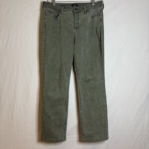#0082 - NYDJ Women's Straight Leg Pants in Olive Green